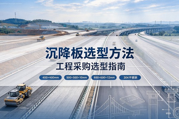 随县沉降板选择方法