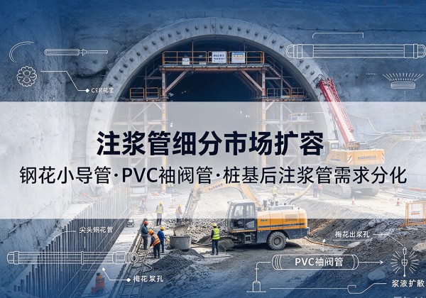 随县注浆管细分市场扩容，隧道钢花小导管、PVC 袖阀管、桩基后注浆管需求分化